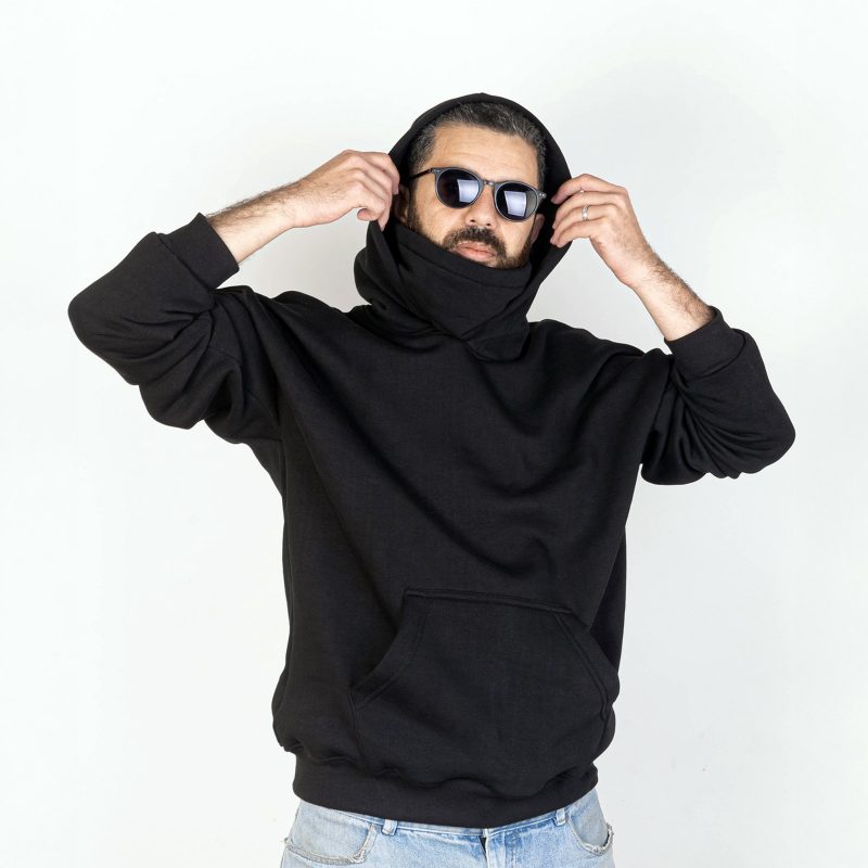 Sweat à capuche Noir - Collection Nwita