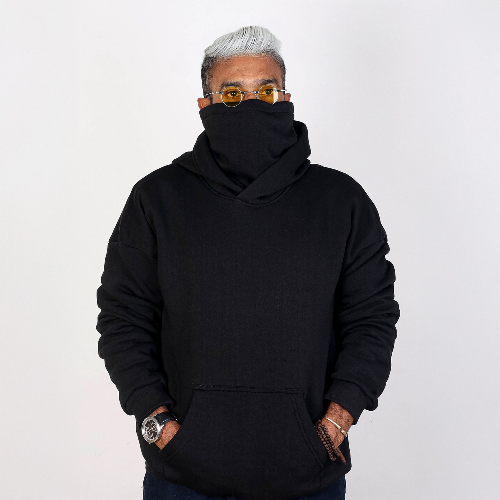 Sweat à capuche Noir - Collection Nwita – Image 6